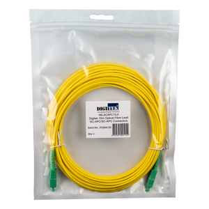 Digitek Optical Fiber Simplex SC-APC to SC-APC Patch Lead - 10M