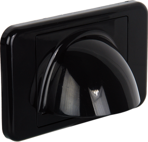 Digitek Media Style Wallplate (Bullnose) - Black