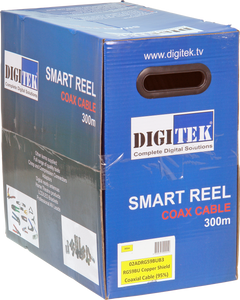 Digitek RG59BU 95% Smart Reel 300m Box Digitek RG59BU 95% Smart Reel 300m Box