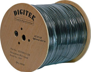 Digitek RG11 Quad Shield 305M Reel