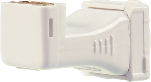 Digitek HDMI Female to HDMI Female Right Angle Insert - White
