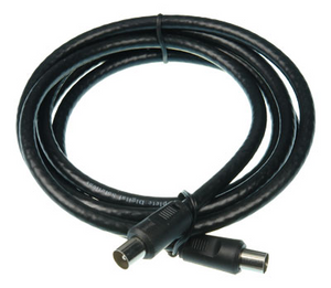 Digitek 1.8M Pal Male to Pal Male Quad TV Fly Lead - Black