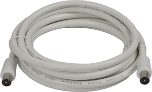 Digitek 3M Pal Male to Pal Male Quad Fly Lead - White