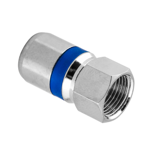 Digitek RG6 Quad Self-Lock (Push on) F Type Connector