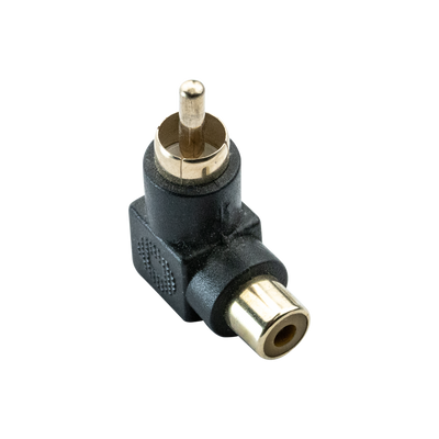 Digitek RCA Male to RCA Female Right Angle Adaptor