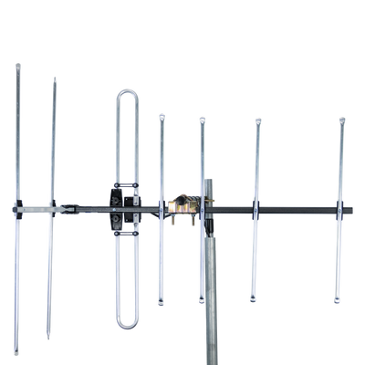Digitek LTE Series 7 Element Metropolitan Premium YAGI VHF Antenna with Vertical Standoff Bracket