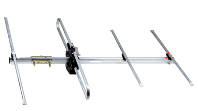 Digitek LTE Series 4 Element Metropolitan Premium YAGI VHF Antenna with Vertical Standoff Bracket