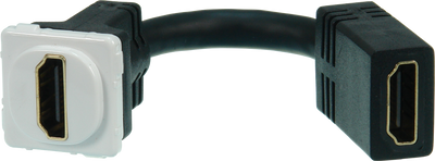 Digitek HDMI Female to HDMI Female Insert (Rated to 4k @ 60hz) - Flexible Tail