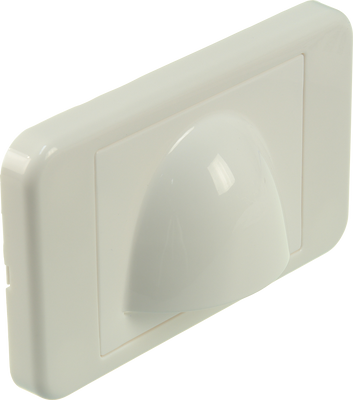 Digitek Media Style Wall Plate (Slim Bullnose) - White