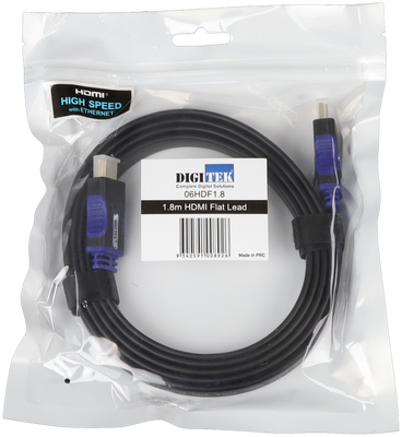 Digitek FLAT 4K 60Hz 18 Gbps HDMI Lead - 1.8M
