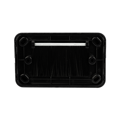 Digitek Media Style Wall Plate (Slim Bullnose) - Black