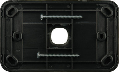 Digitek 1 Gang Wallplate (No Mech) - Black
