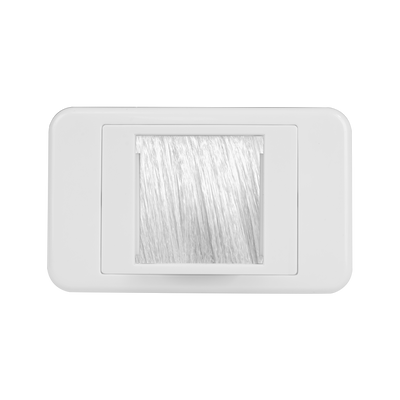 Media Wall Plate with Detachable Front Panel