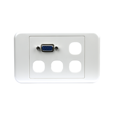 Digitek VGA Female to VGA Female & 4 Gang Wallplate