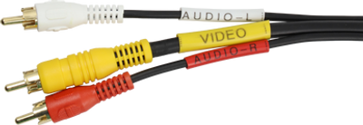 Digitek 20M 3x RCA Male to 3x RCA AV Lead - Coaxial Video