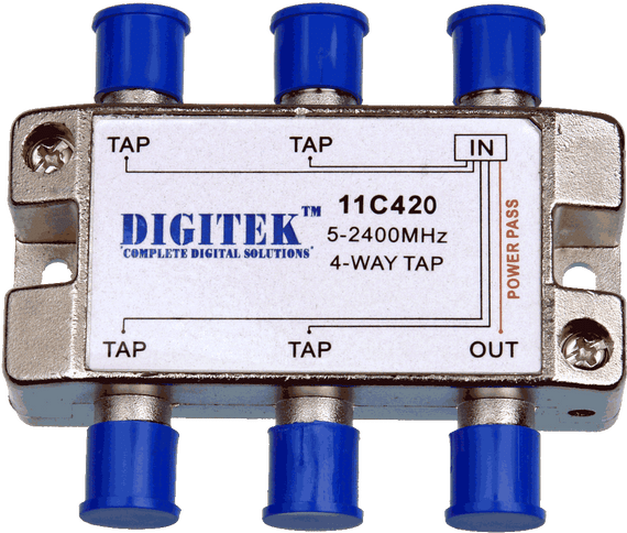Digitek 4 Drop 20dB 5-2400MHz Coupler