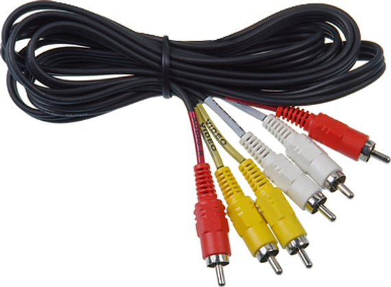 Digitek 1.8M 3x RCA Male to 3x RCA AV Lead