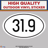 31.9 Marathon, High Quality Vinyl Stickers New Colorado Sticker