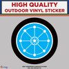 Buddhism Symbol, High Quality Vinyl Stickers New Colorado Sticker