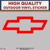 Chevy Logo Red,  Die Cut High Quality Vinyl Stickers