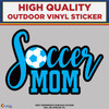Soccer Mom Blue, High Quality Vinyl Stickers