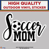 Soccer Mom Black, High Quality Vinyl Stickers