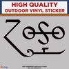 Jimmy Page Led Zeppelin, Die Cut High Quality Vinyl Stickers New Colorado Sticker