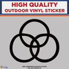 John Bonham Led Zeppelin, Die Cut High Quality Vinyl Stickers New Colorado Sticker