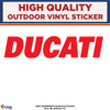 Ducati Motorcycle Die Cut, Red