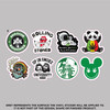 Stoner Characters Vinyl Sticker Sheet | Weed & Bong Decals B
