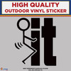 F*ck It, Die Cut High Quality Vinyl Stickers