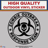 Zombie Outbreak Response, Die Cut High Quality Vinyl Stickers New Colorado Sticker