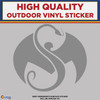 Strange Music Snake & Bat , High Quality Die Cut Vinyl Sticker Decal grey