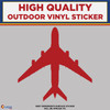 Airplane, Die Cut High Quality Vinyl Sticker