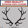 Elk Antlers, Die Cut High Quality Vinyl Stickers physical New Shop All Stickers Colorado Sticker