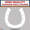 Horseshoe, Die Cut High Quality Vinyl Stickers