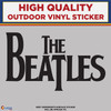 The Beatles, Die Cut High Quality Vinyl Stickers Black
