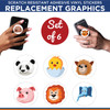 Cute Animals Phone Holder Replacement Graphic Vinyl Stickers New Colorado Sticker