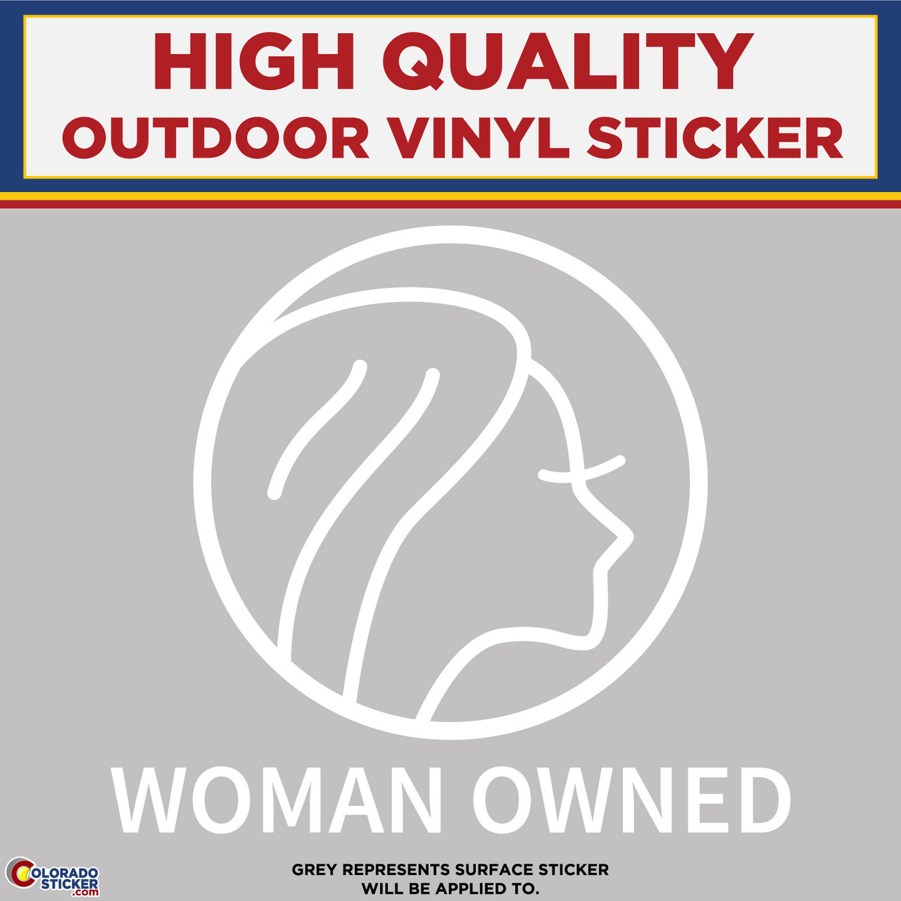 Women Owned Business die cut, High Quality Vinyl Stickers Perfect for ...
