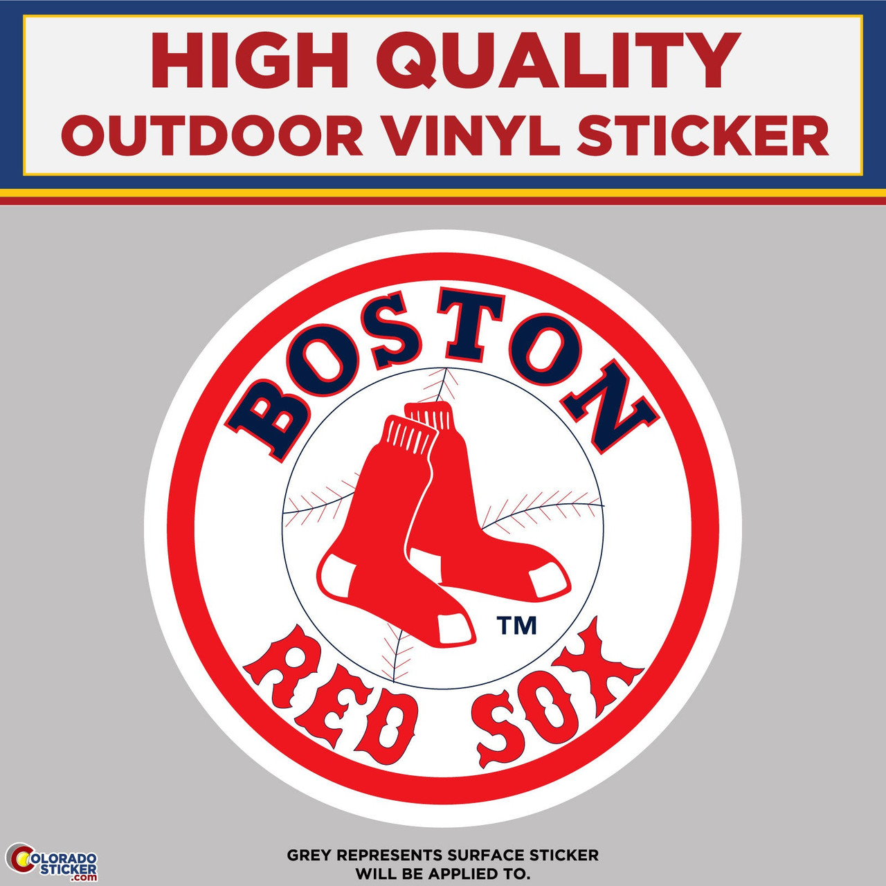 Boston Rob Sticker Boston Red Sox, High Quality Vinyl Stickers Perfect for your car ...