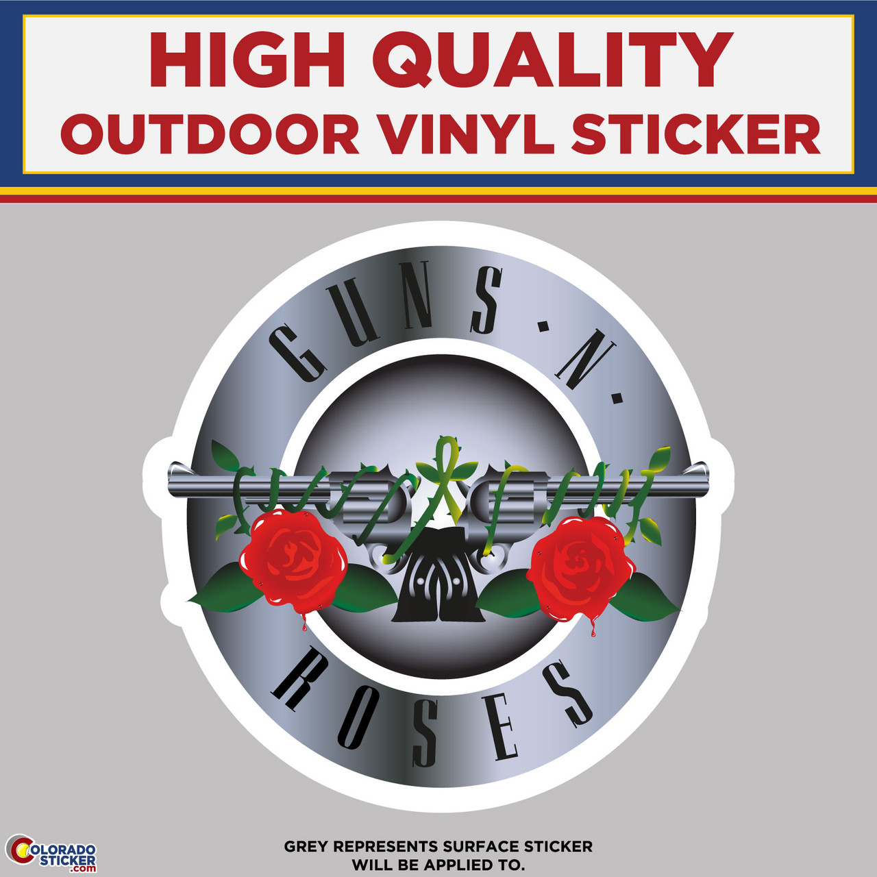 Guns N Roses, High Quality Vinyl Stickers Perfect for your car