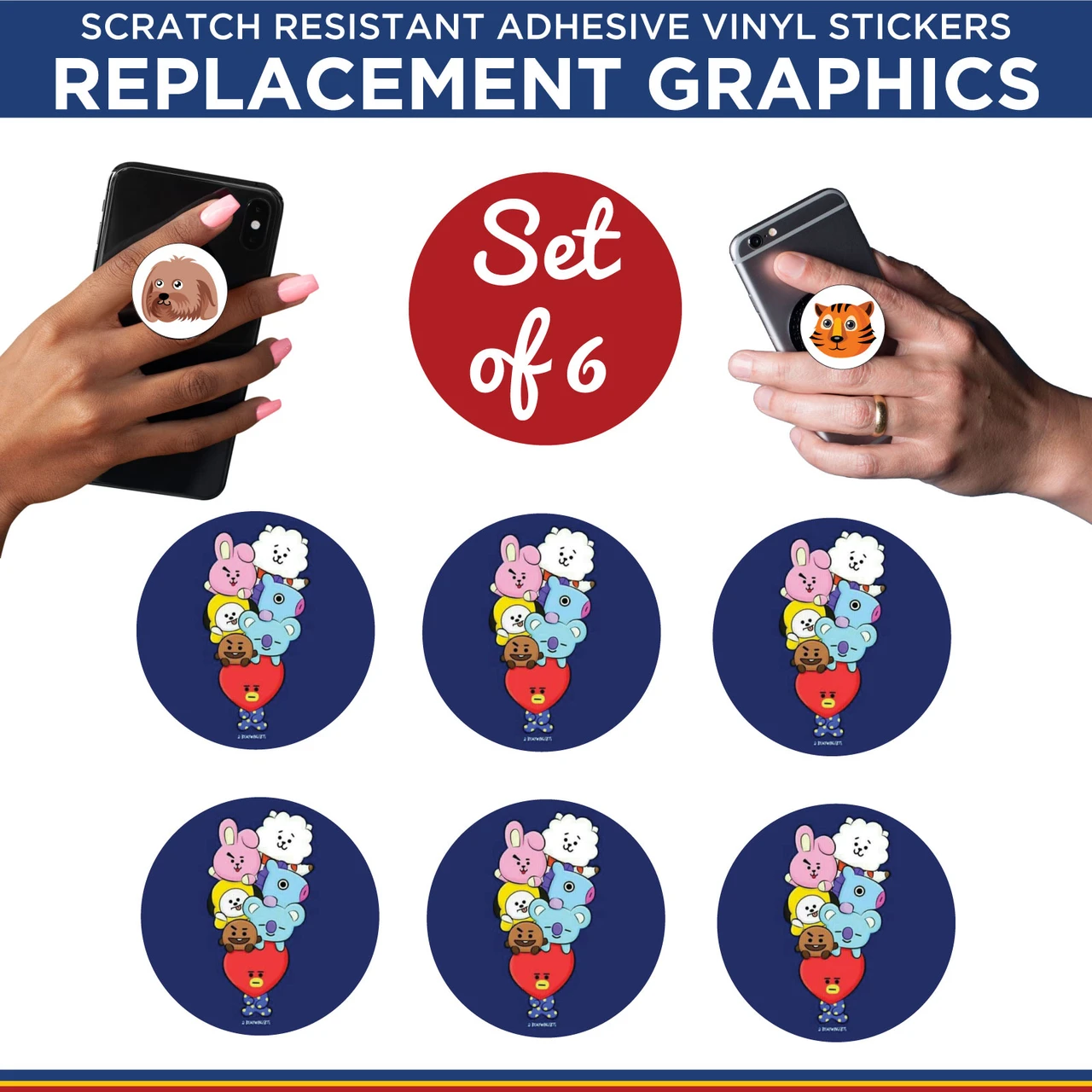 Dbz Phone Stand Dragon Ball Z Phone Holder Replacement Graphic Vinyl Stickers Perfect ...