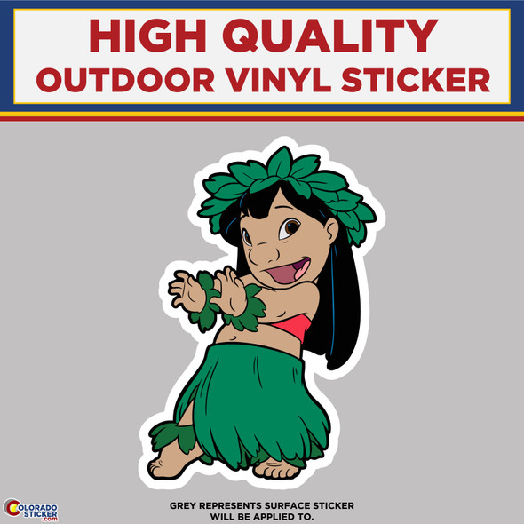 Lilo, High Quality Vinyl Stickers