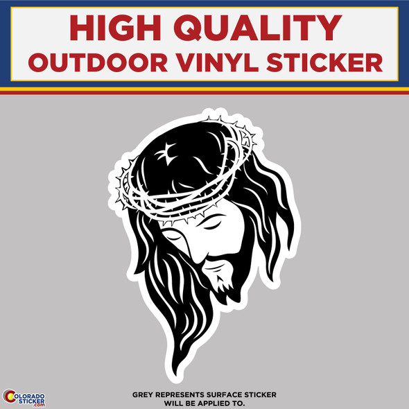 Jesus, High Quality Vinyl Stickers New Colorado Sticker