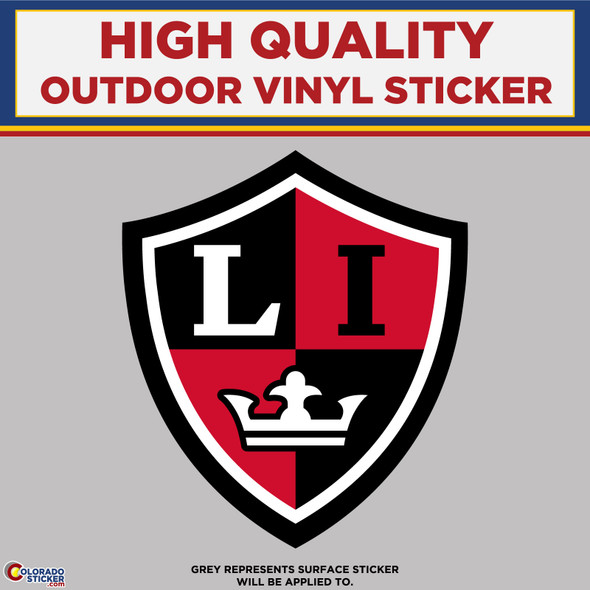 Long Island Royals, High Quality Vinyl Stickers