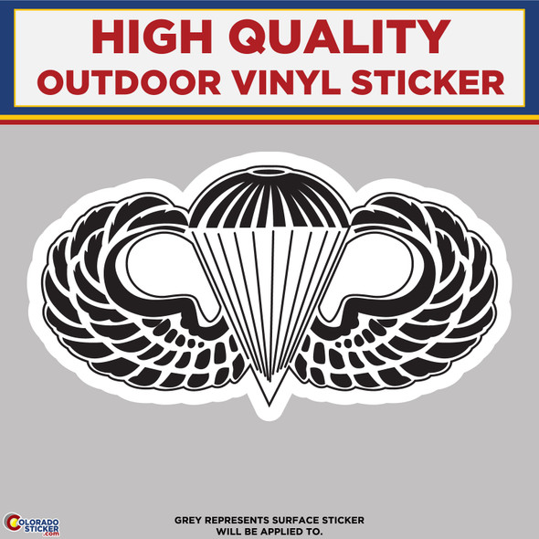 US Paratroopers, High Quality Vinyl Stickers