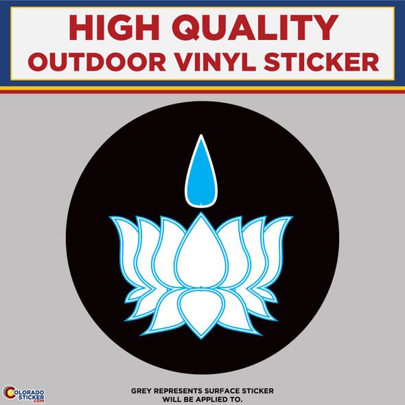 Ayyavazhi Symbol, High Quality Vinyl Stickers New Colorado Sticker