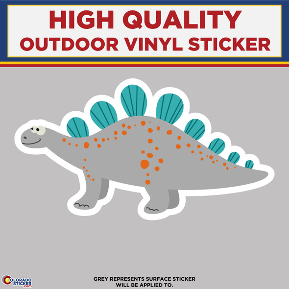 Stegosaurus Dinosaur, High Quality Vinyl Stickers physical New Shop All Stickers Colorado Sticker