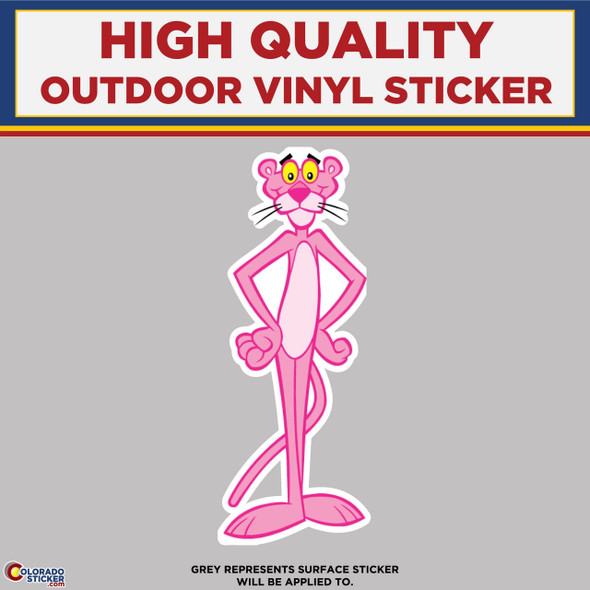 Pink Panther, High Quality Vinyl Stickers physical New Shop All Stickers Colorado Sticker
