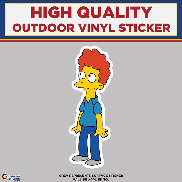 Rod Flanders from The Simpsons, High Quality Vinyl Stickers